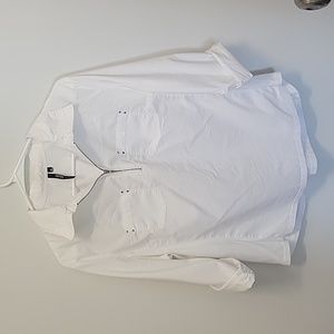 Cathy white 3/4 sleeve top